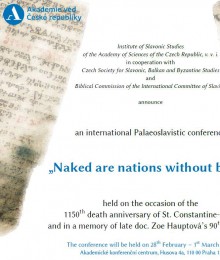 Članovi Znanstvenoga centra izvrsnosti na međunarodnoj paleoslavističkoj konferenciji u Pragu