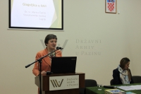 A lecture by Director of the Old Church Slavonic Institute Marica Čunčić, PhD at the State Archives Pazin